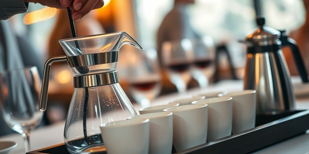 آموزش قهوه های دمی برای مهمانی‌های خاص